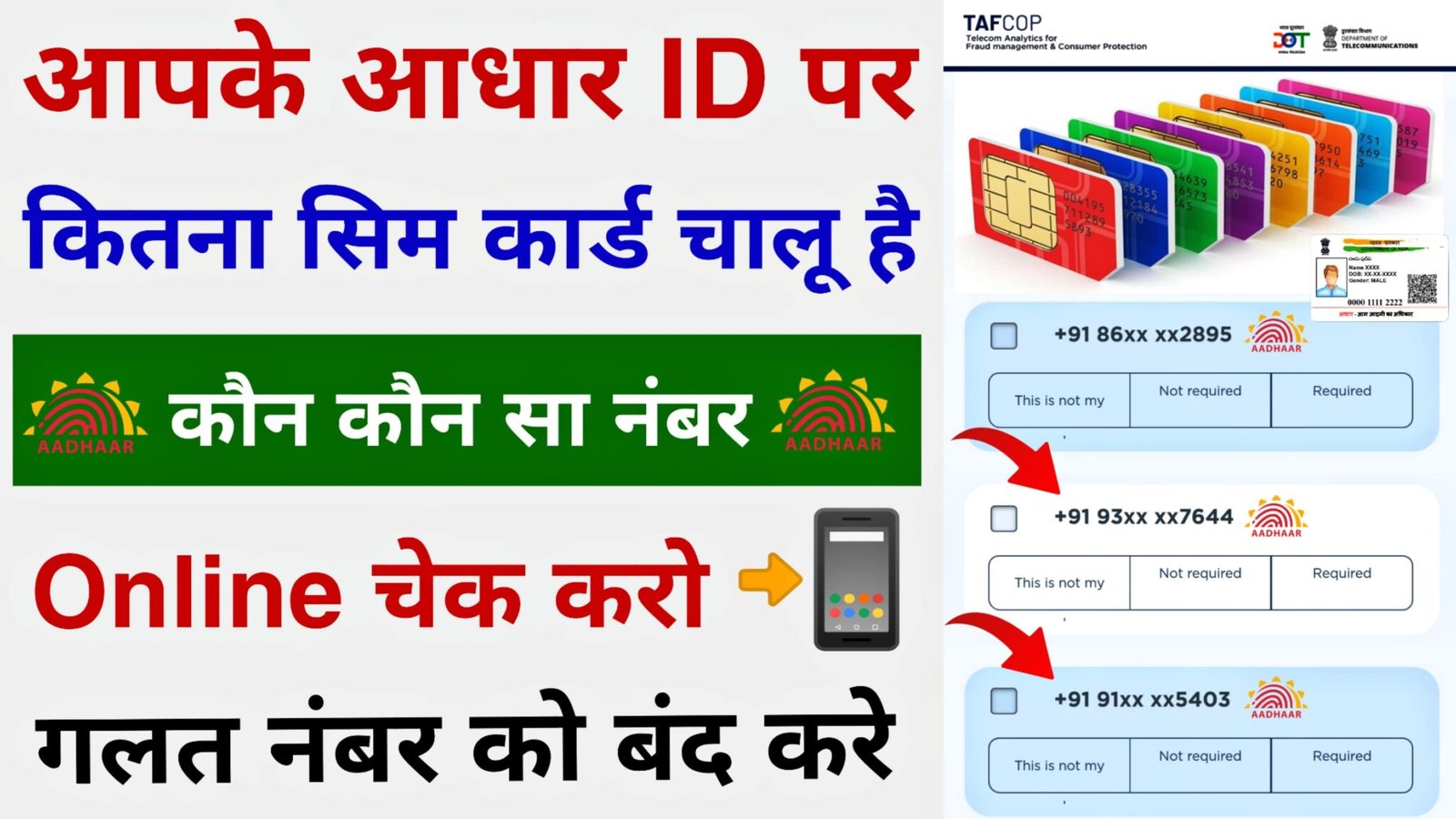 How Many Fake SIMs Are Running On Your Aadhar